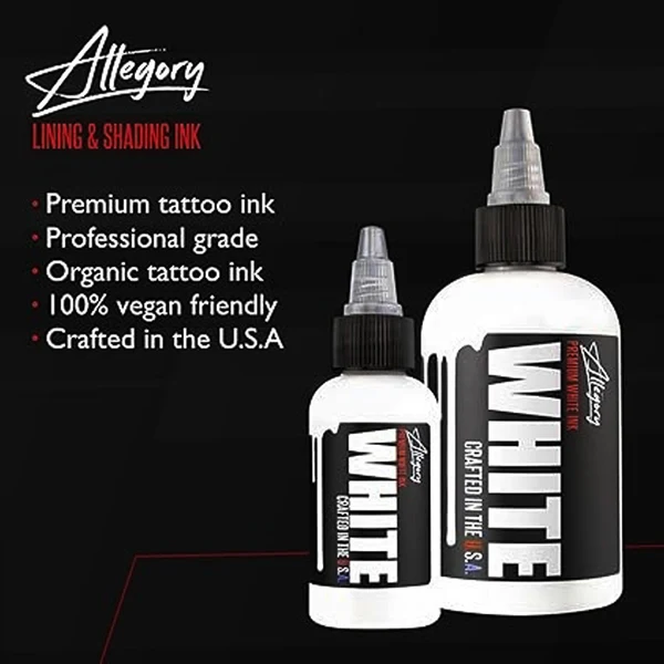Allegory Premium White Tattoo Ink 4oz - Image 3