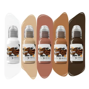 World Famous Tattoo Ink Portrait Mini 5 Bottle Set